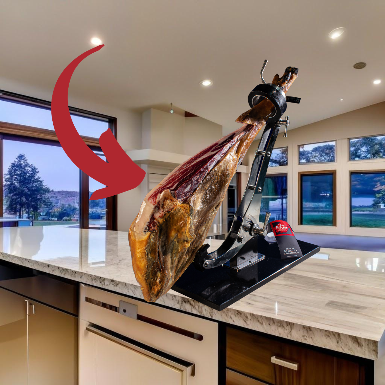 ¿Sabes por dónde se empieza un jamón?