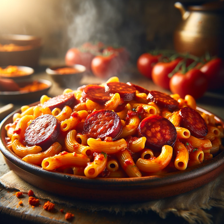 Macarrones con Chorizo ¿Hay hambre?