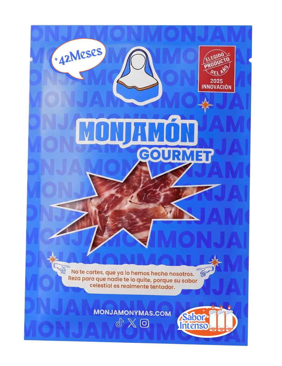Sobre 80gr Jamón de Bellota 100% Ibérico +42 Meses | a Cuchillo