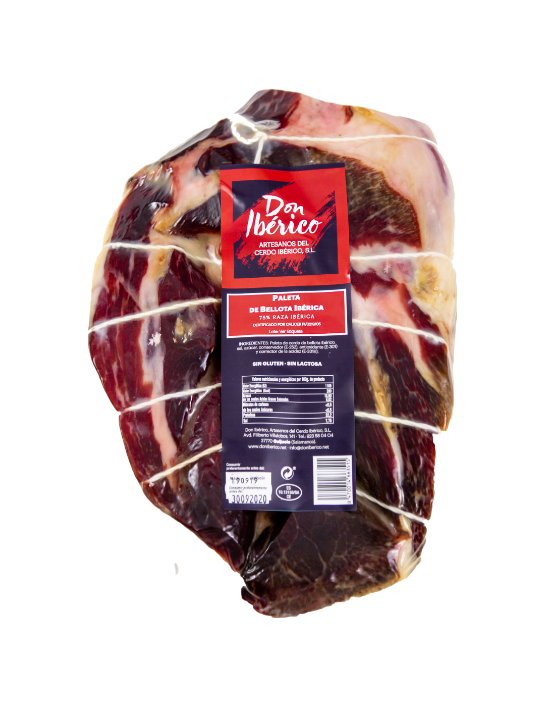 Paleta de Bellota Ibérica (75% R.I.)