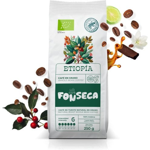 Café en grano 100% Etiopía 250 g