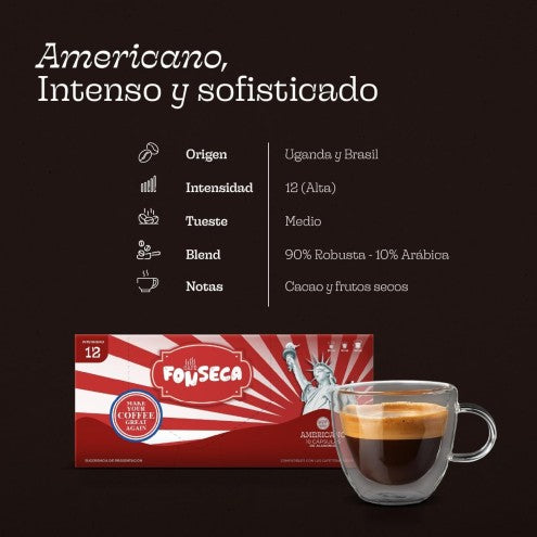 Cápsulas Café Americano - caja
