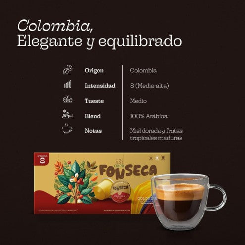 Cápsulas Café Colombia - caja