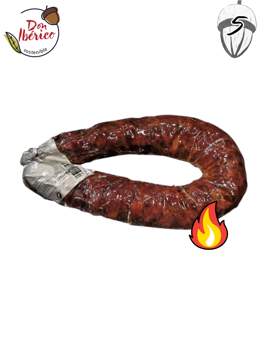 Iberian Longaniza Acorn-fed Chorizo ​​(200-250 grams) 