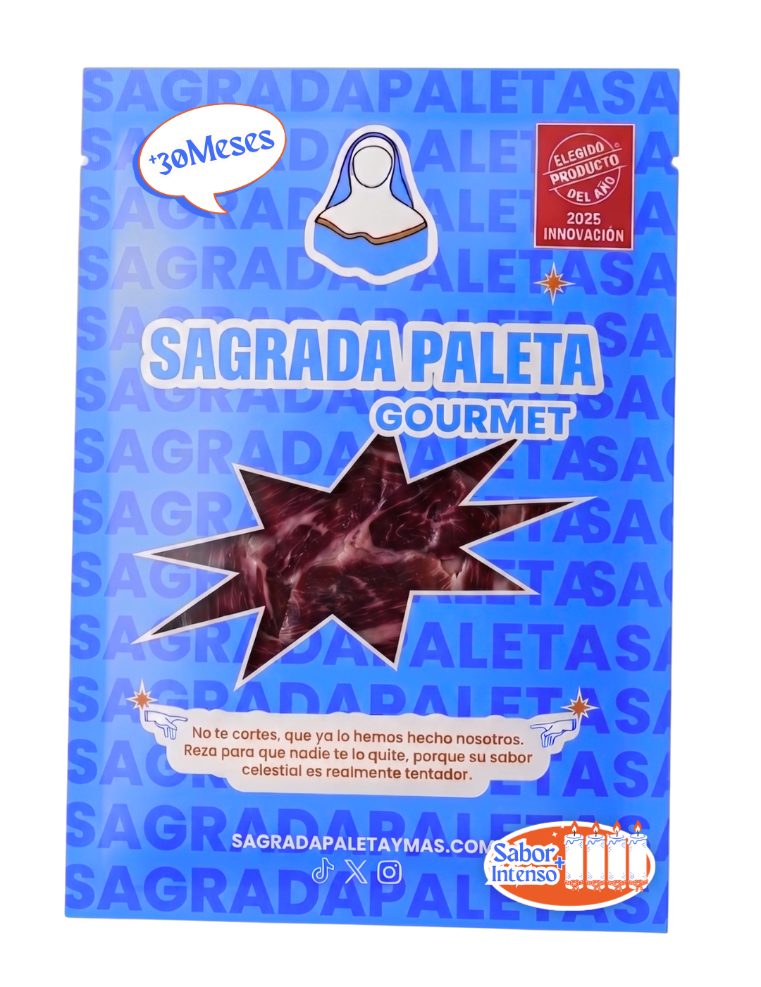 Sagrada 100% Iberian Acorn-fed Shoulder Sliced ​​Envelopes | Knife-Sliced