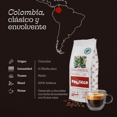 Café en grano Colombia - envase