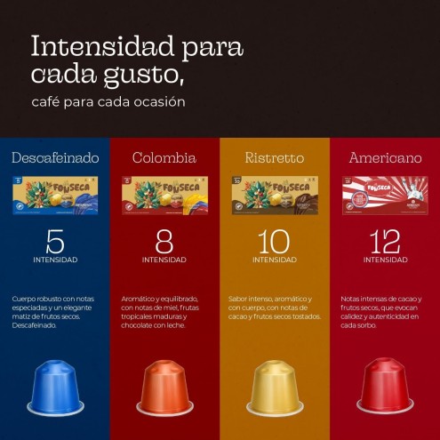 Cápsulas Café Americano - presentación
