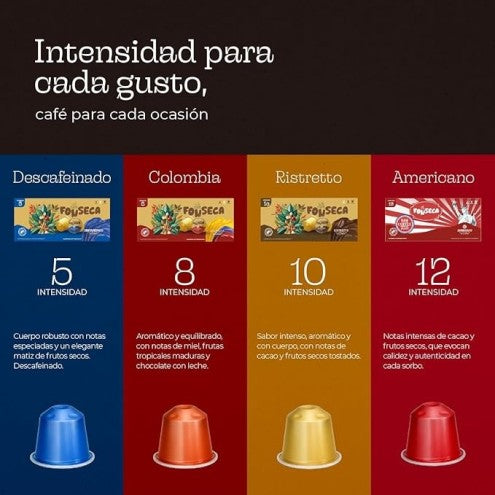 Cápsulas Café Descafeinado - presentación