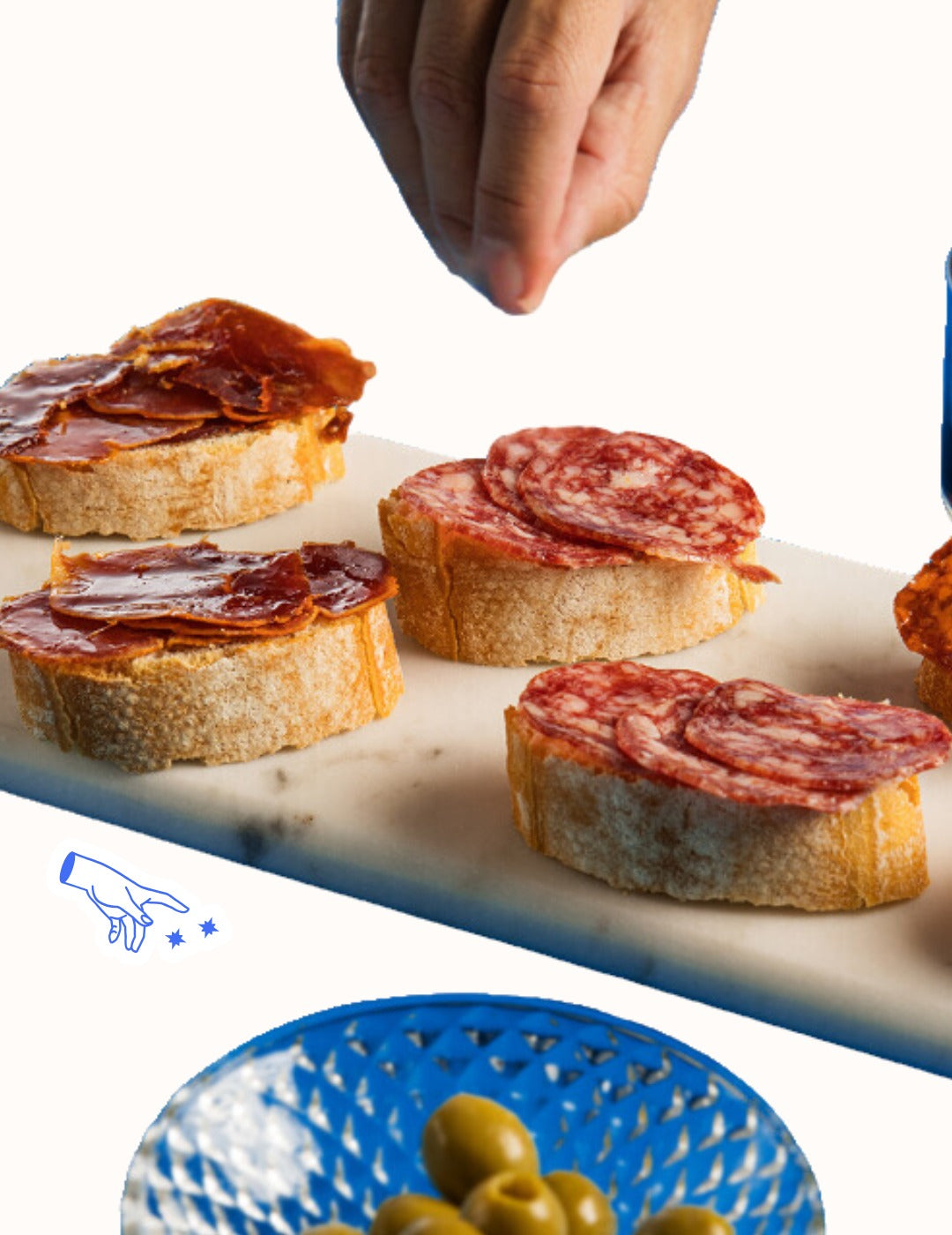 (Don't cut yourself off pack) - THE CHOSEN ONES - PRODUCT OF THE YEAR - 100% Iberian Acorn-fed Ham + Sausage