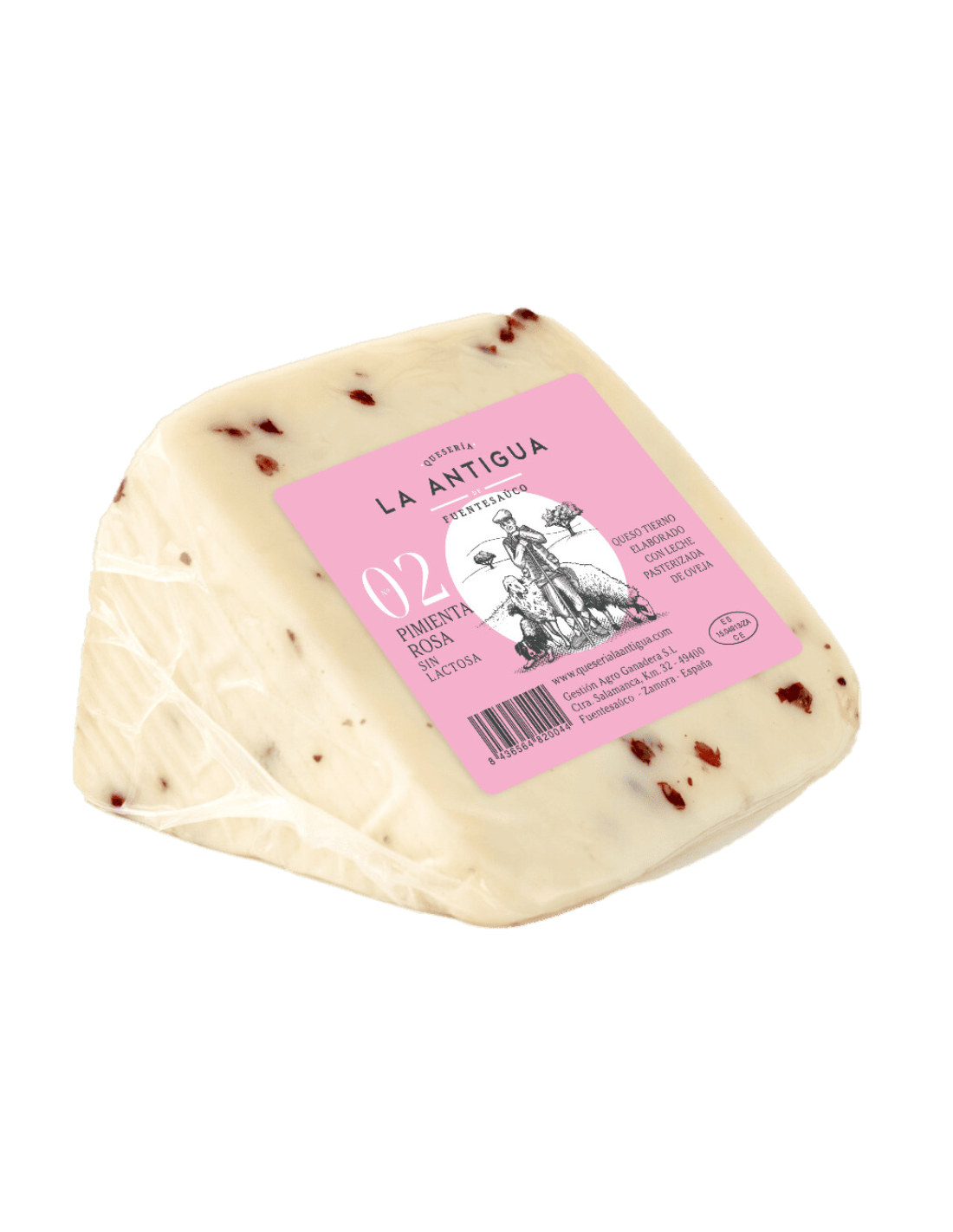 Aged cured sheep cheese LACTOSE FREE - 250 gram wedge 