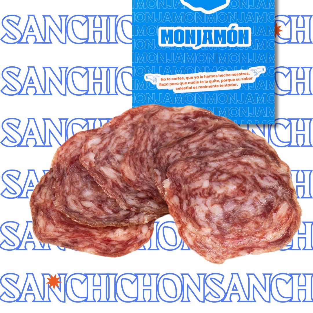 San chichón Loncheado · Salchichón de Bellota 100% Ibérico · 5 sobres de 50 g – foto 1